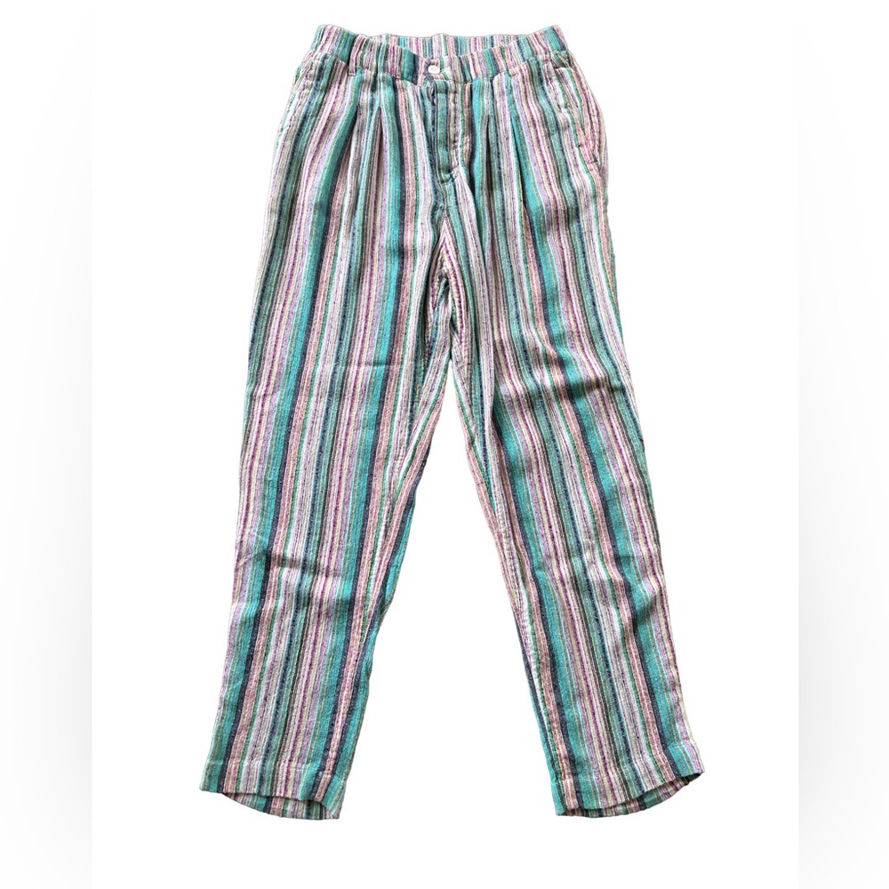 Free People Movement Striped Bohemian Joggers.